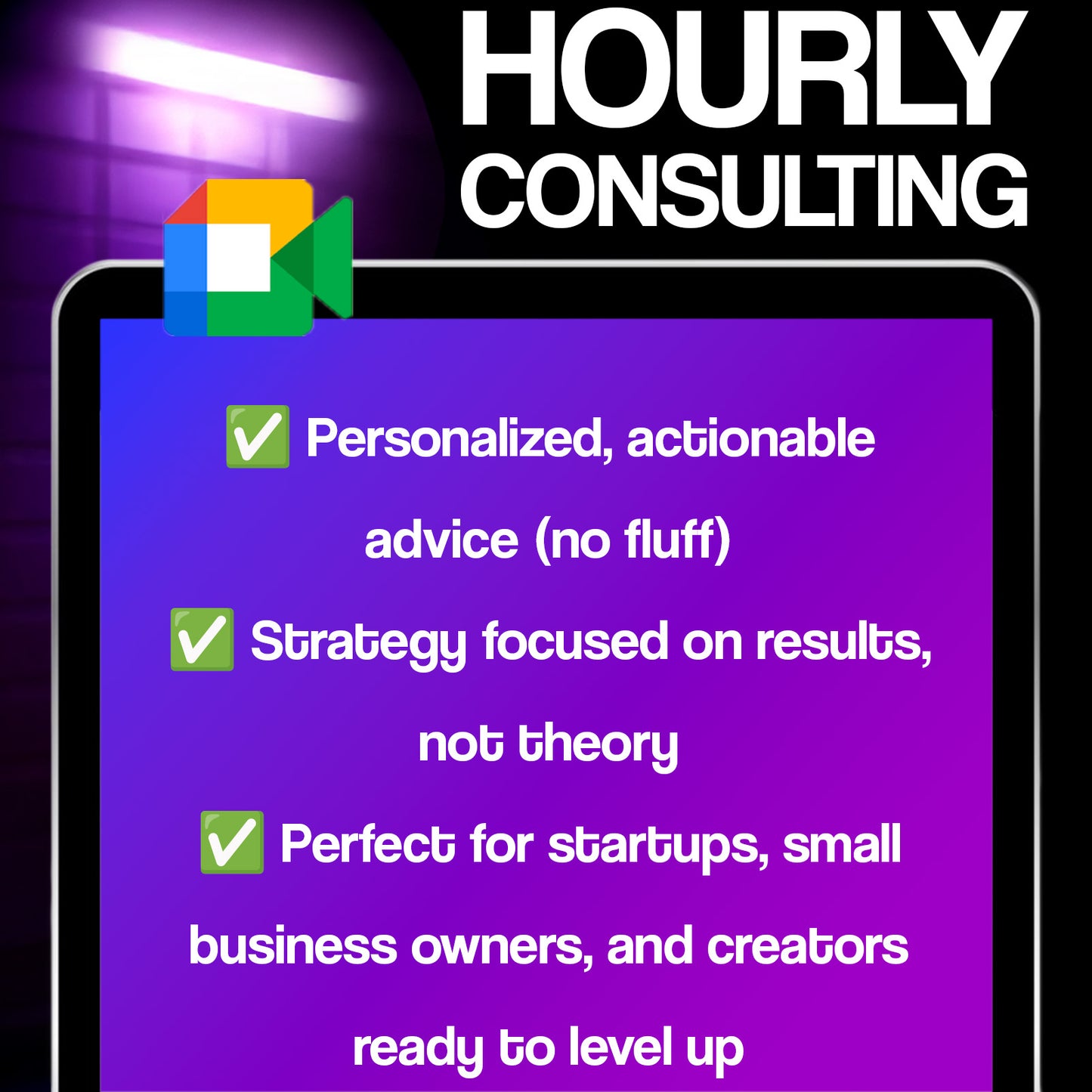 Hourly Business Consulting